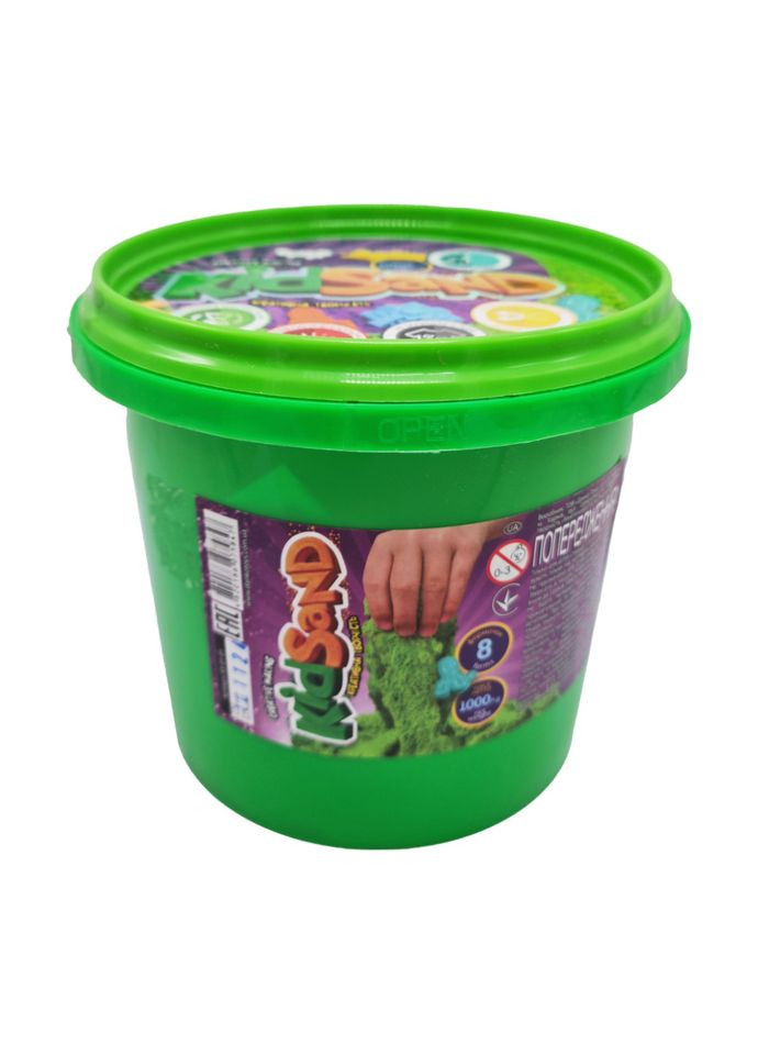 Набор креативного творчества "Кинетический песок" KidSand" KS-01-01 ведро 1000г Danko Toys (330103758)