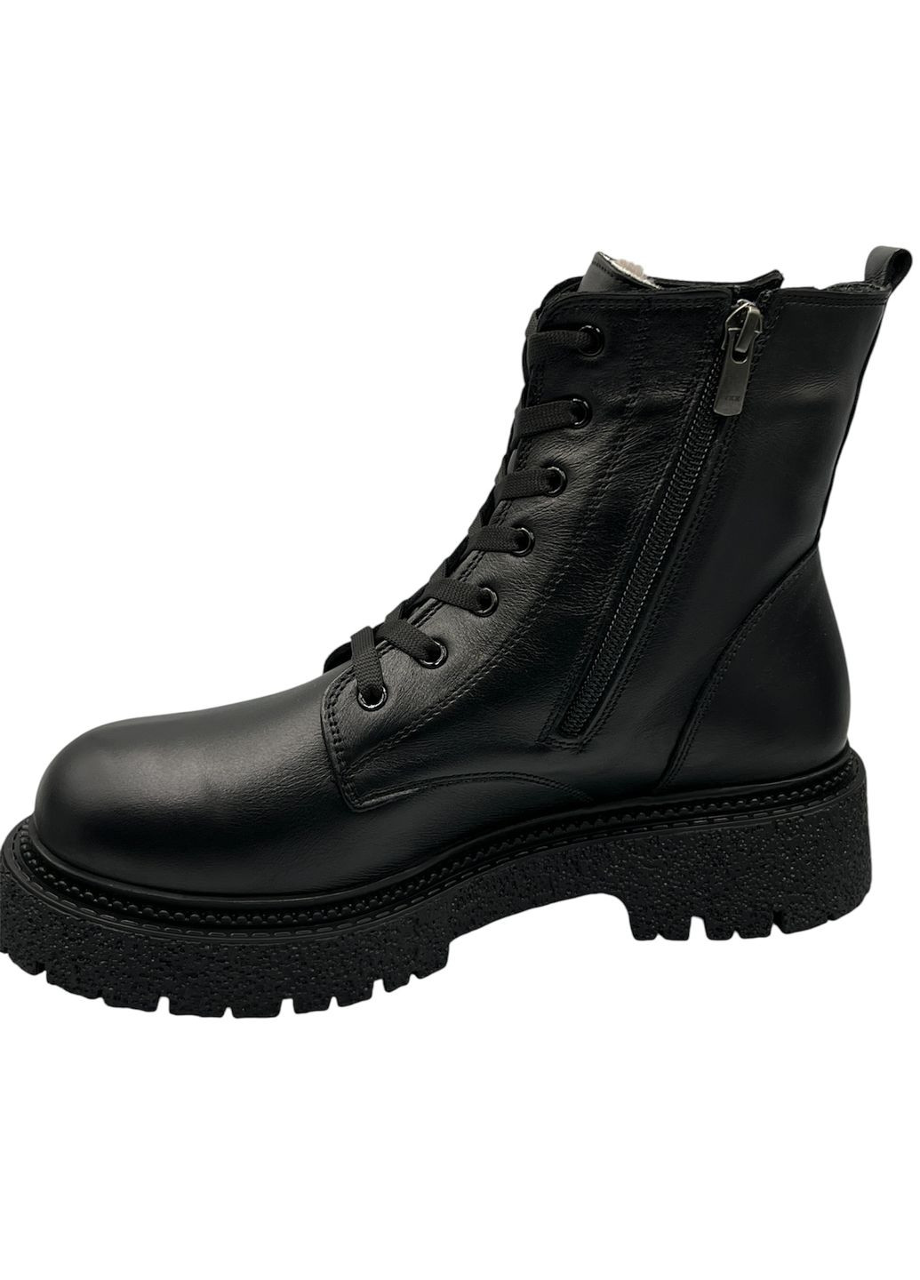 ботинки женские, зимние, натуральная кожа, натуральный мех цигейка Sherlock Soon