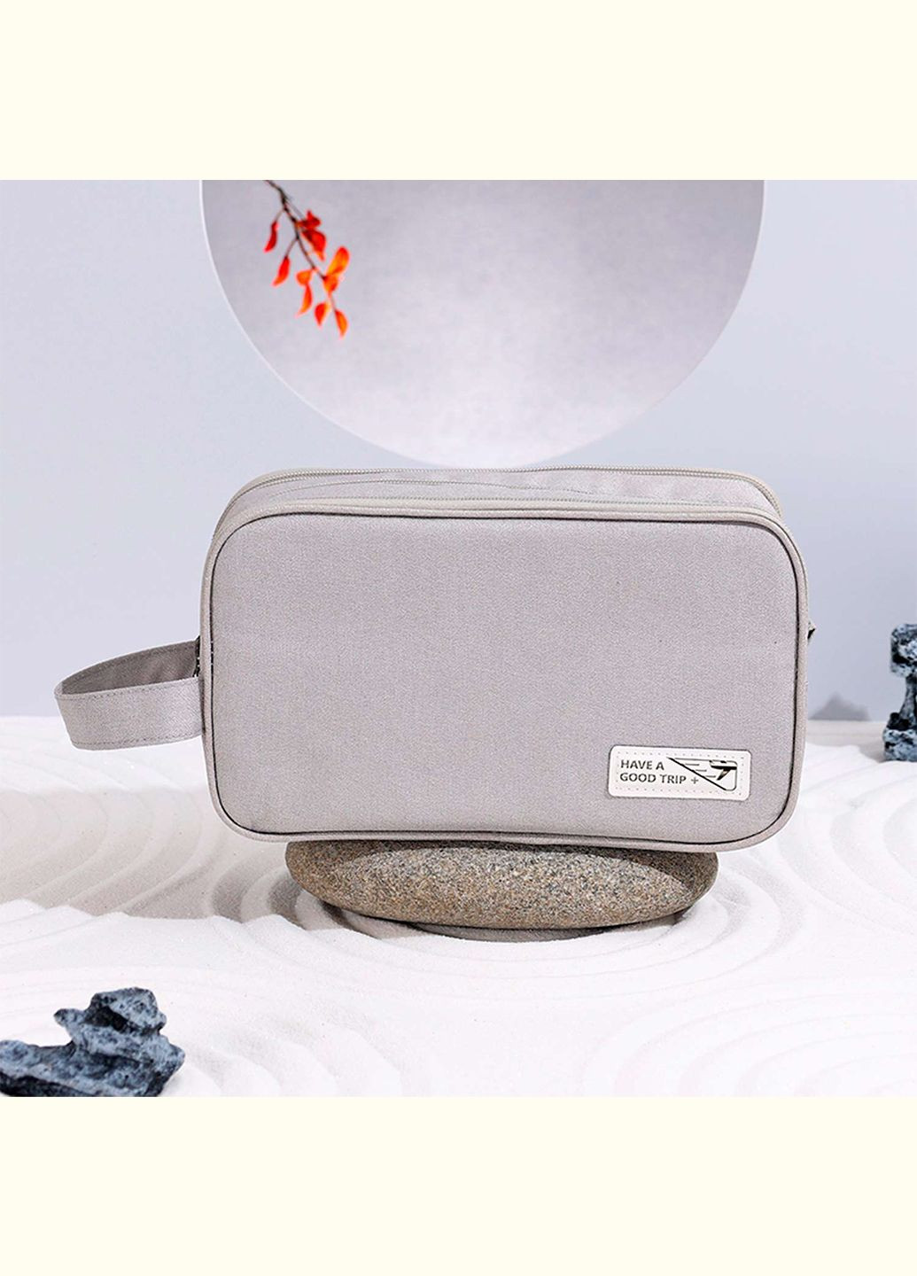 Органайзер-косметичка LoveYouHome дорожня Срібло прозора 25.5х10х14,5 см Love You (337094330)