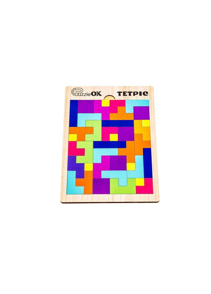 Розвиваюча дерев'яна іграшка "Тетріс" Арт-70063 PuzzleOK (365633996)