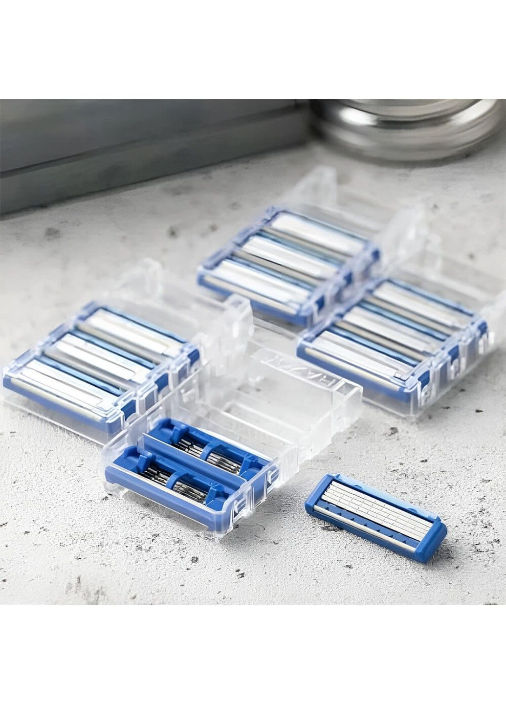 Лезвия запасные для бритвы KAI AXIA 5 лезвий, 12 шт в лотке Kai Razor (365747315)