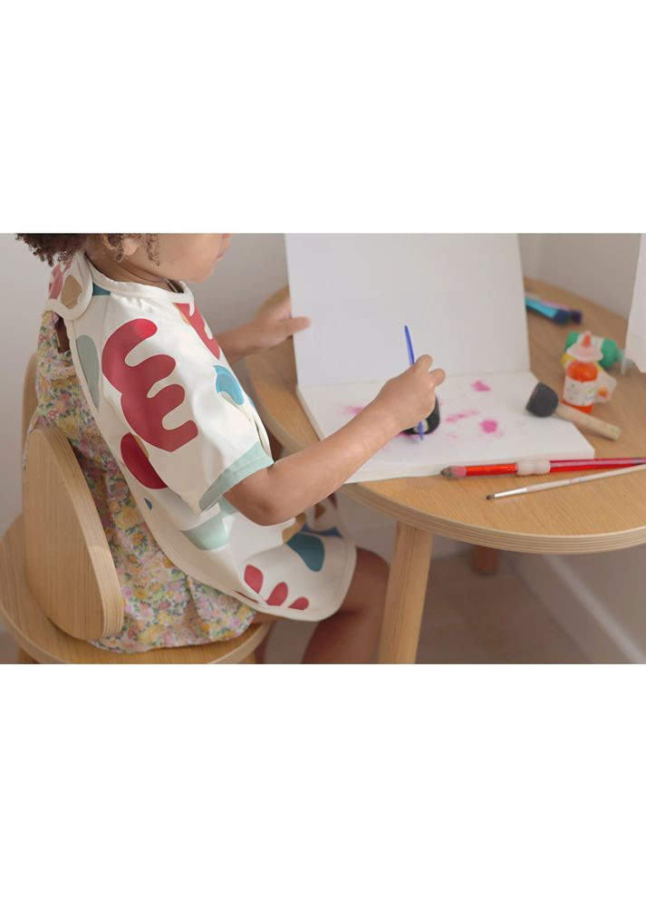 Нагрудник - фартух з рукавами різнобарвний, арт. 913576 Beaba (369668984)