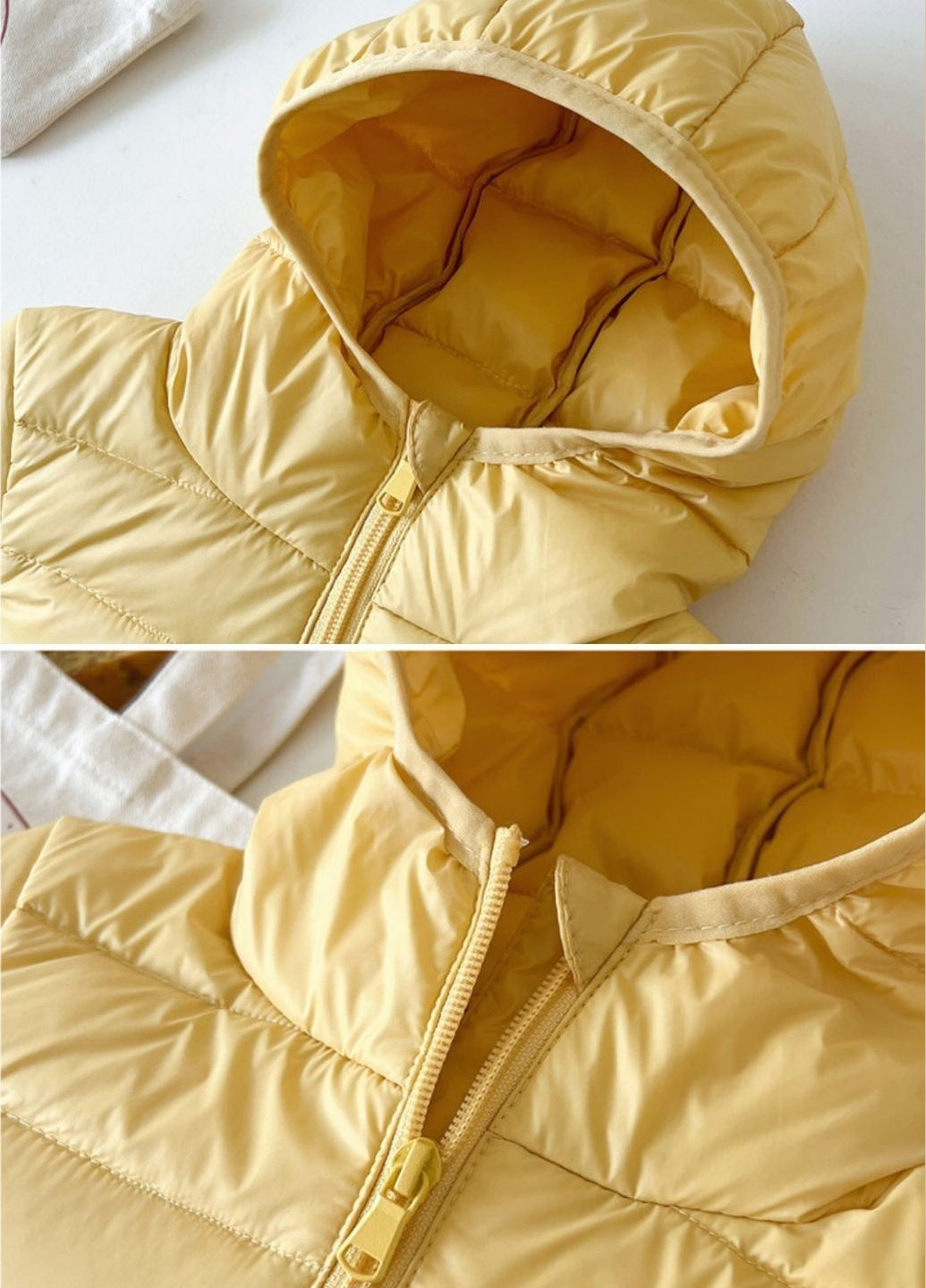 Желтая демисезонная куртка демисезонная детская No Brand
