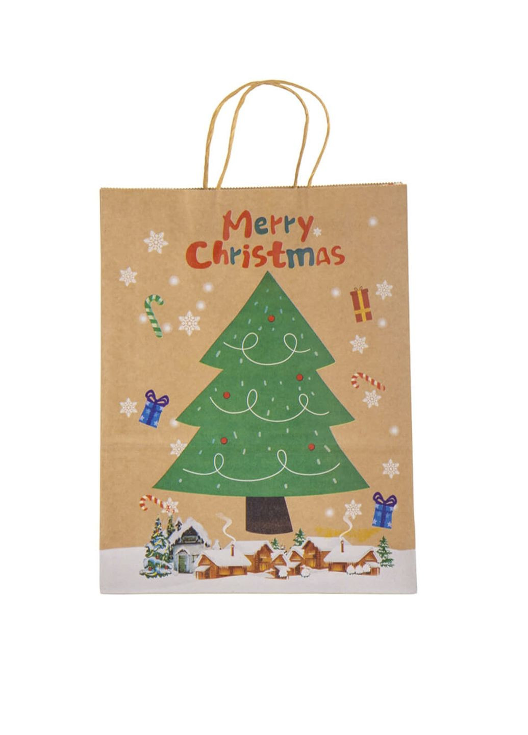 Подарунковий пакет "Christmas tree" колір різнокольоровий ЦБ-00234041 No Brand (311948545)