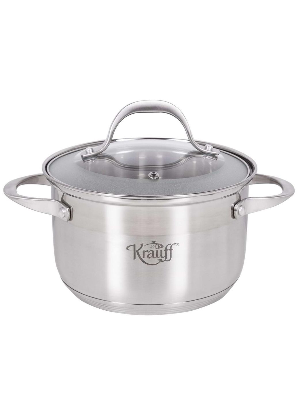 Каструля нержавійка з кришкою Lokka 18 см, 2.9 л (26-242-033) Krauff (334712935)