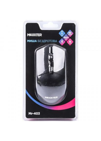 Мишка (Mr-403) Maxxter mr-403 wireless black (268145966)