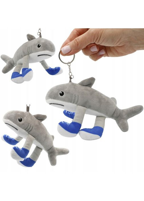 Мягкая игрушка-брелок Акула Тралалеро Тралала Tralalelo Tralala Italian Brainrot Итальянский брейнрот для детей 18 см Shantou (366870968)