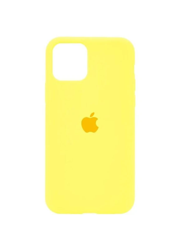 Чохол Silicone Case Full Protective (AA) для Apple iPhone 11 Pro Max (6.5\") Жовтий Epik (373937183)