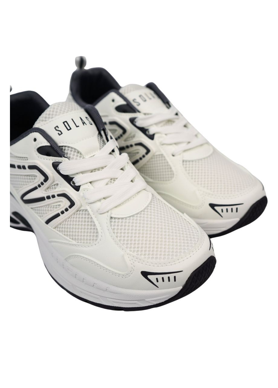 Білі Літні чоловічі кросівки білі сітка Solas