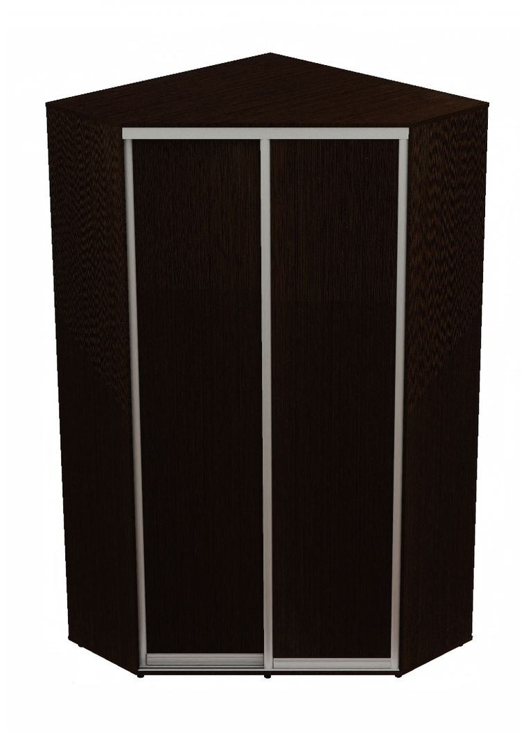 Шафа-купе дводверна кутова 100*100*230 см Венге Магія 2 двері ДСП Кут-1 Алекса (360442231)