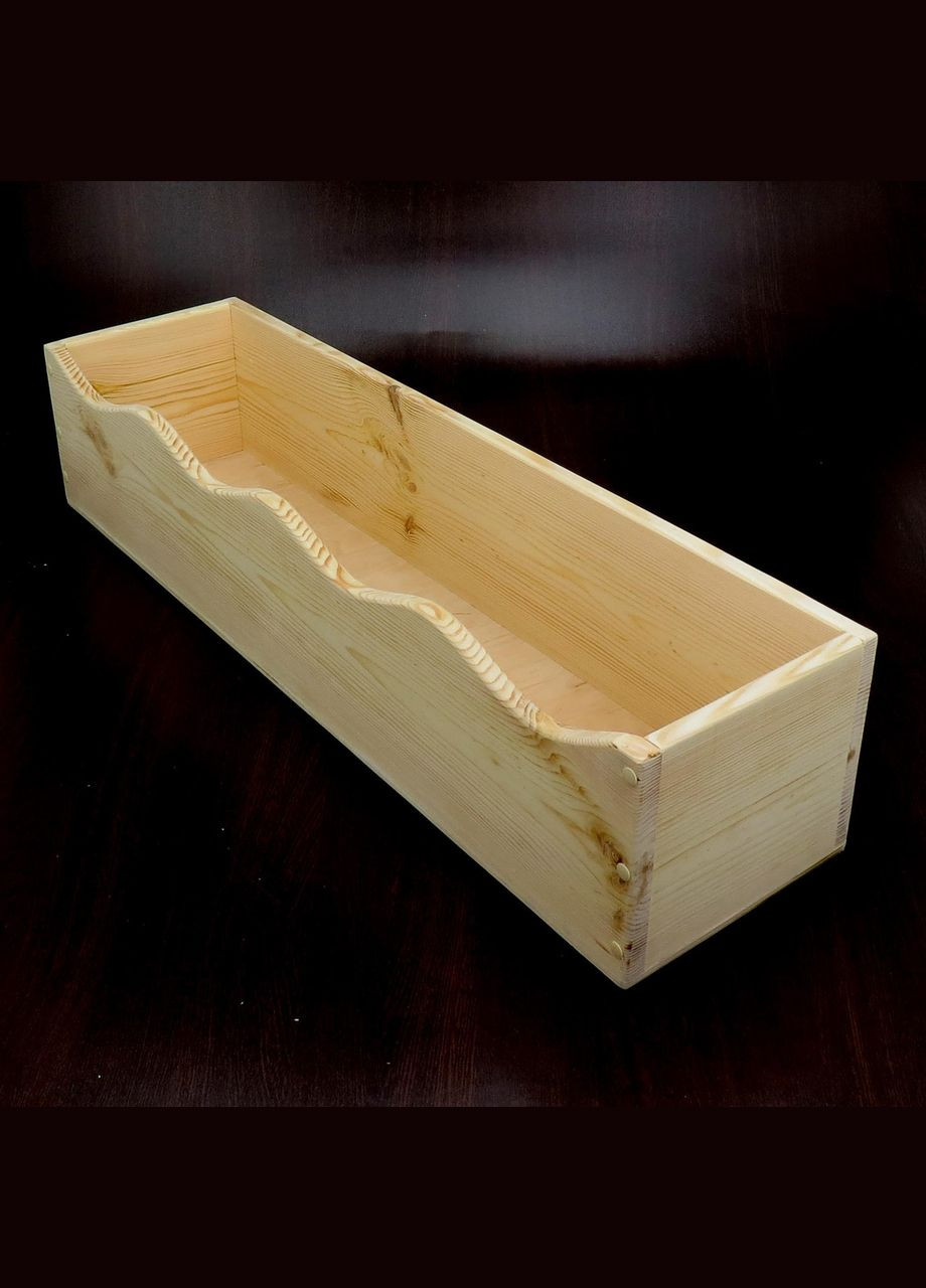 Кашпо з дерева Стокротка 90 ваніль (КАШ-102302) No Brand (328450334)