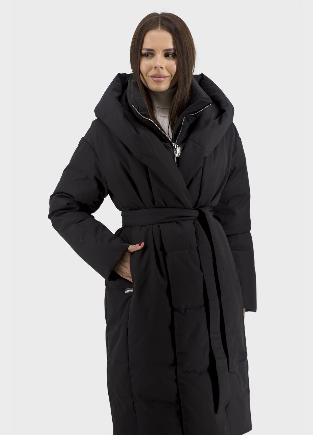 Черный зимний Пуховик Snow Owl