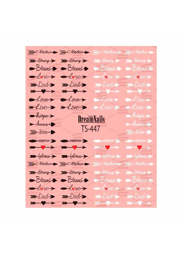 Слайдеры TS 447 Feel Love Dream Nails (352173203)