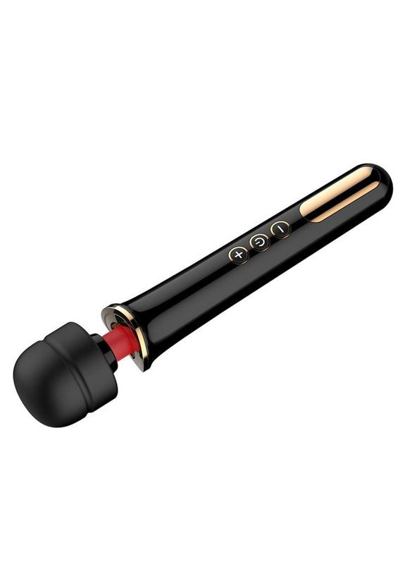 Вібратормікрофон чорний Massager Super Powerful USB 10 Function Boss Series (292117975)