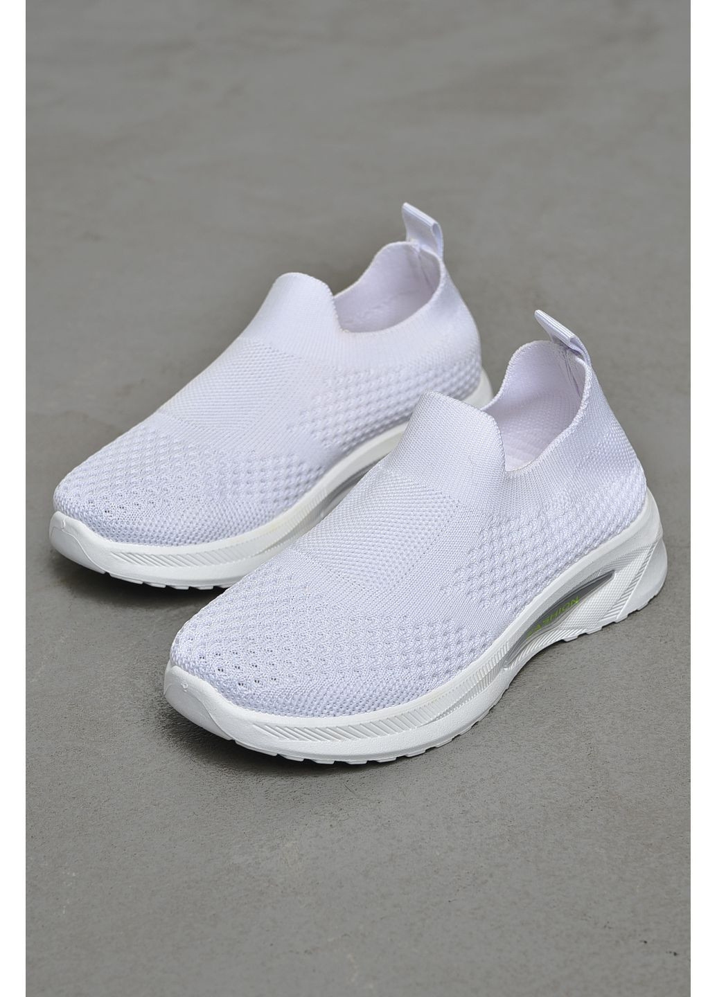 Білі осінні кросівки дитячі текстильні білого кольору Let's Shop