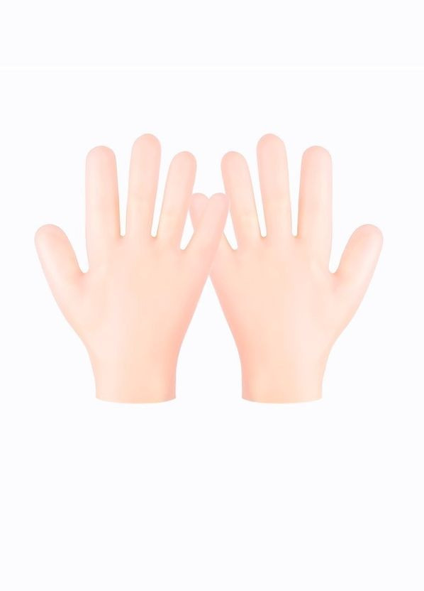 Гелевые увлажняющие перчатки для восстановления сухой и поврежденной кожи рук бежевые No Brand (322594647)