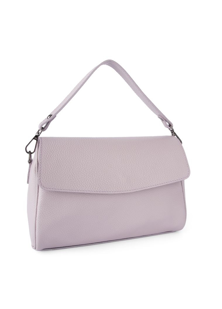 Сумка жіноча шкіряна на плече 03834 світло-лілова Virginia Conti (329851015)