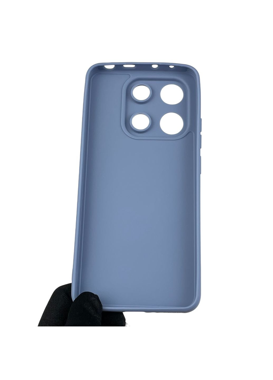 Чехол для Redmi Note 13 4G с квадратными гранями с защитой камеры на сяоми редми нот 13 4г голубой Xiaomi (366020073)