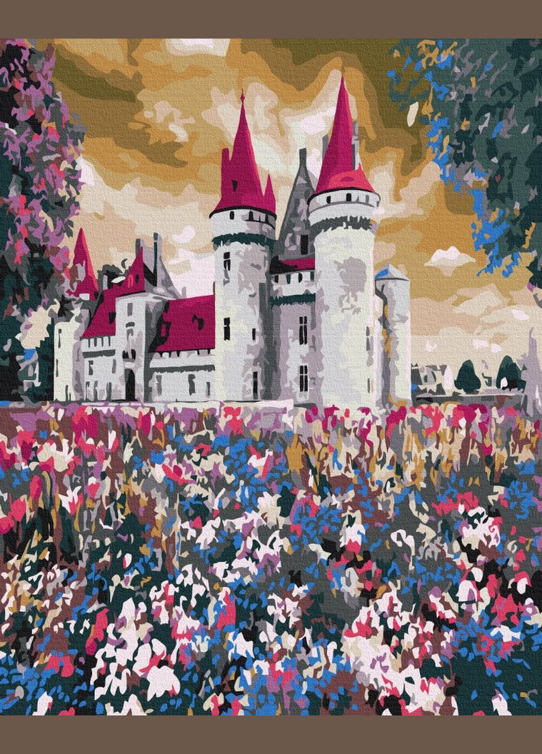 Замок в полевых цветах Brushme (317258604)