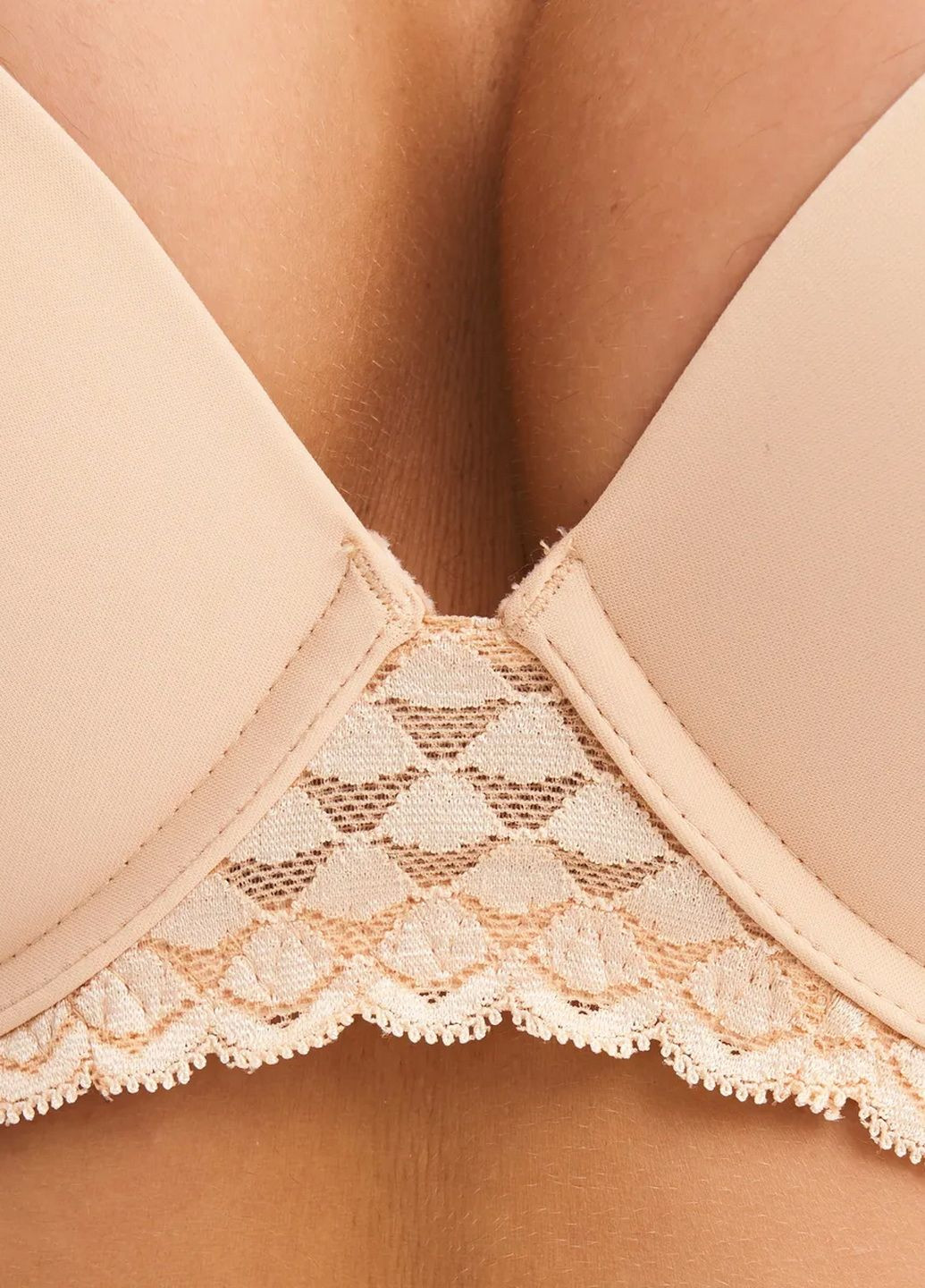 Бежевый бюстгальтер Acousma с косточками микрофибра