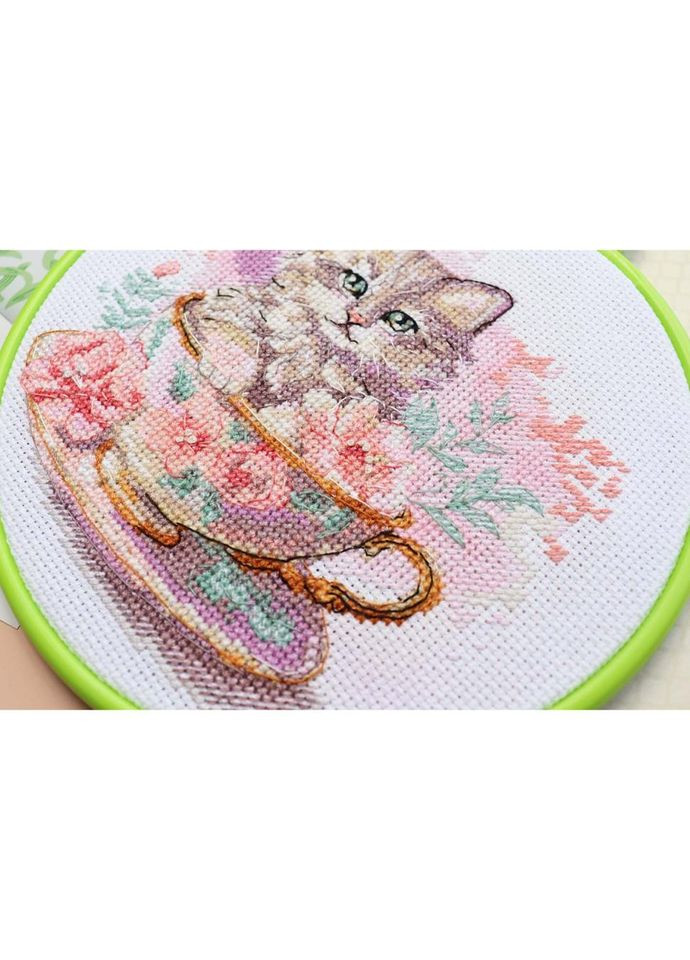 Набор для вышивки крестиком "Чайка" AHM-077 с пяльцами. No Brand (330606037)