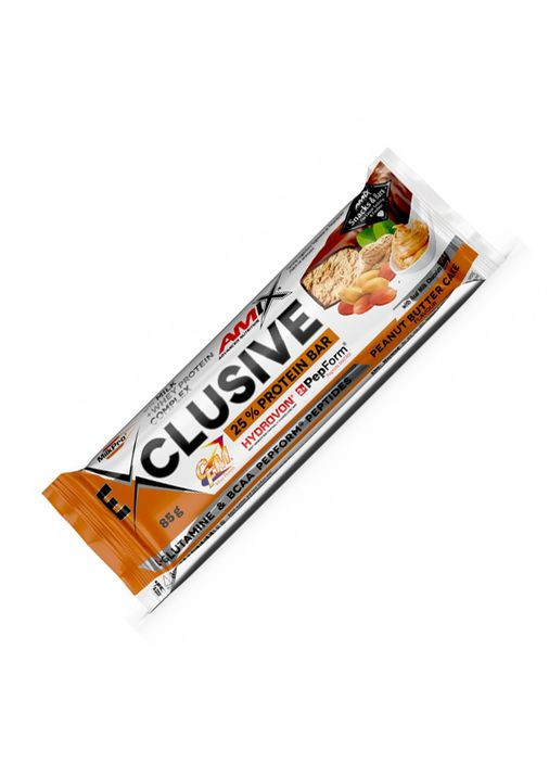 Батончик AMIX Exclusive Protein Bar, 85 грам - Торт з арахісової пастою Amix Nutrition (334707688)