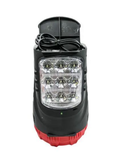 Фонарь YJ-2827 светодиодный ручной аккумуляторный + боковой светильник Yajia (297330737)