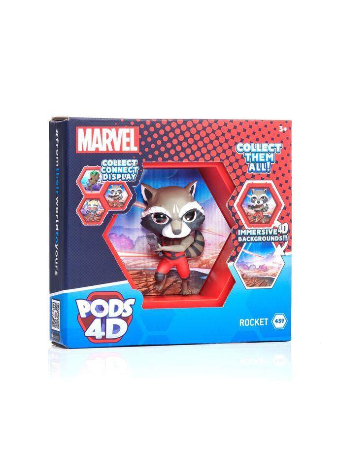 Колекційна фігурка Ракета 4D MVL-1038-12 серії "Марвел" WOW! PODS (334884177)