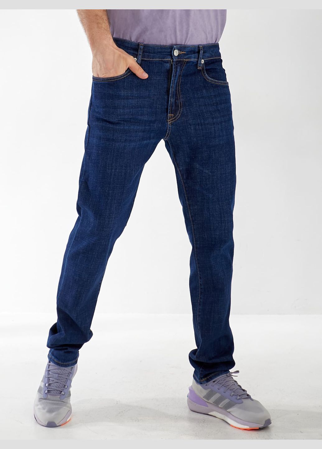 Джинси Keagen Straight чоловічі темно-синього кольору 32985 No Brand (333828885)