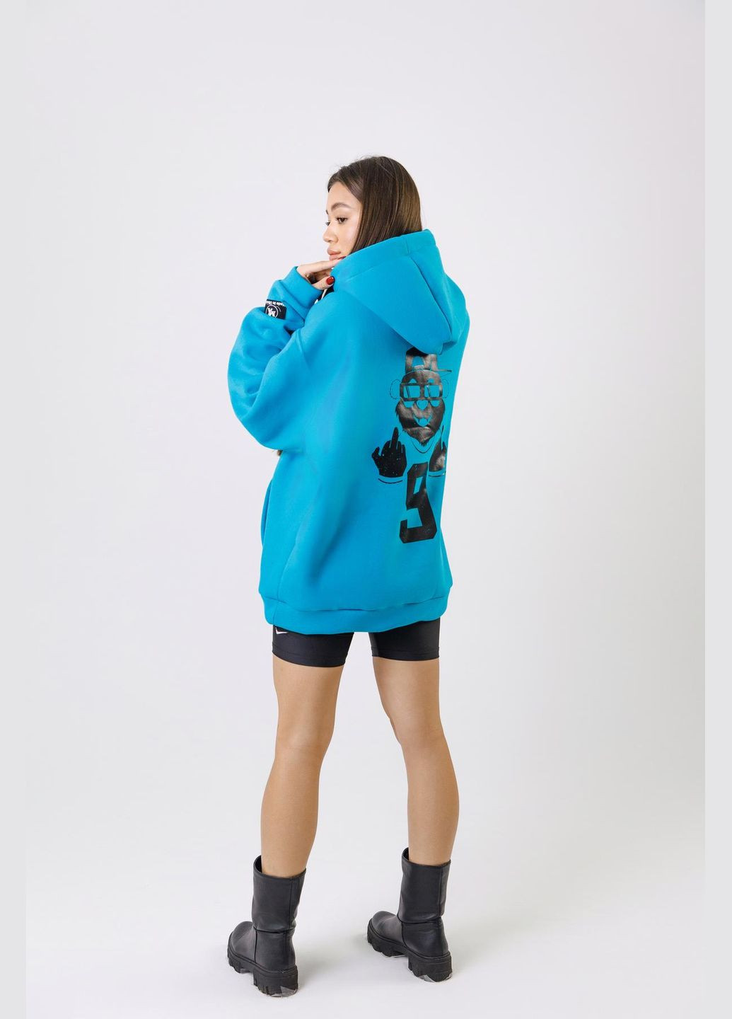 Яскраве стильне худі оверсайз парне (унісекс) Vakko (301925908)