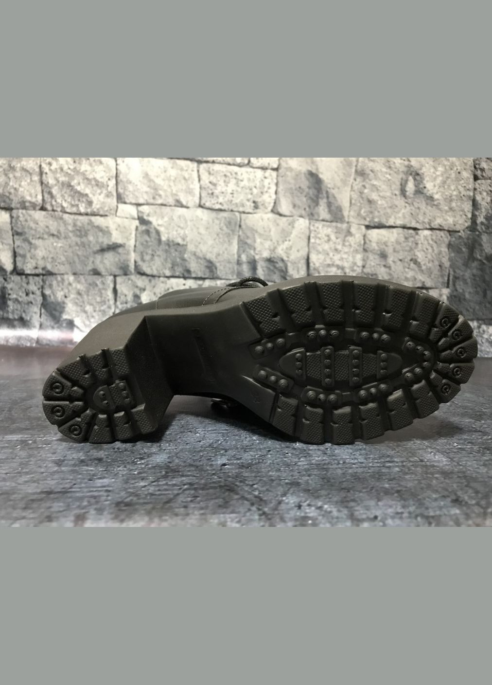 Осенние классические кожаные ботинки на платформе Bistfor