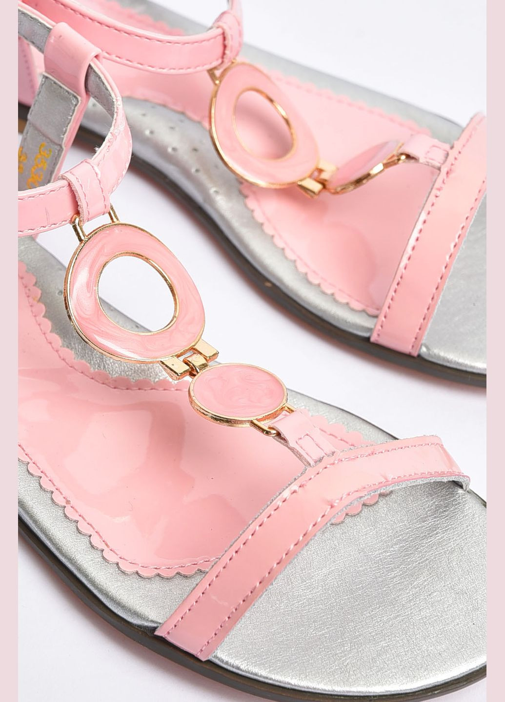 Босоніжки для дівчинки рожевого кольору Let's Shop (331861873)