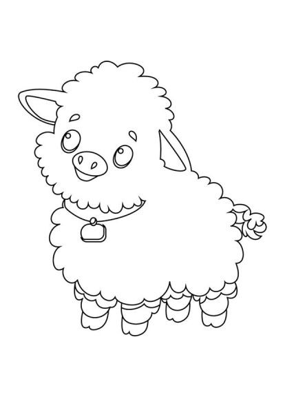 Картина по номерам (15109-AC) Artcraft Ягня 25х30 см (366067584)