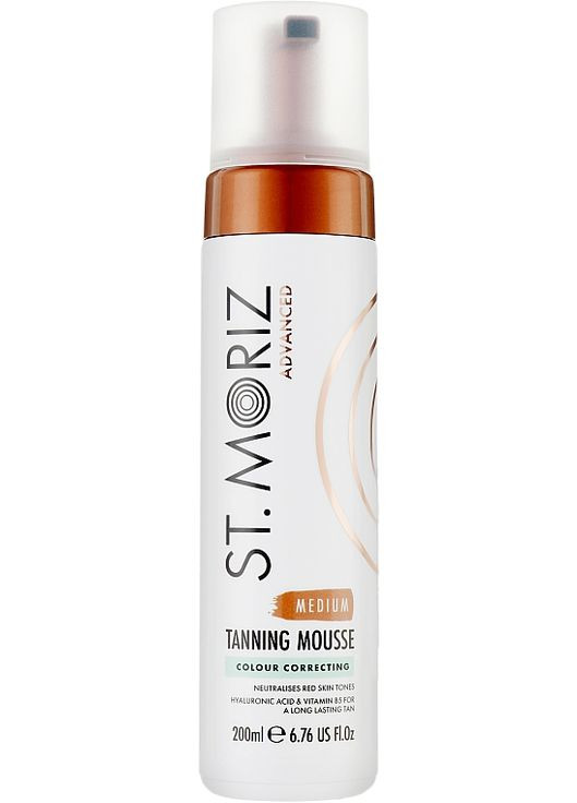 Мусс для коррекции автозагара, средний – St. Moriz Advanced Цвет Correcting Tanning Mousse Medium 200ml (1067375-72510) St.Moriz (368633620)