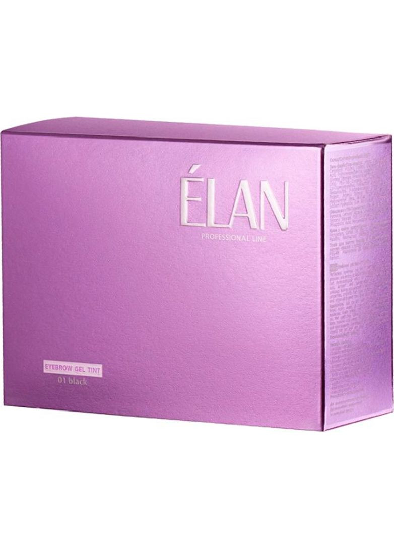 Гель-фарба для брів сет 01 Black Elan (352187649)