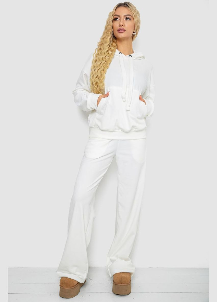 Спортивний костюм жіночий велюровий вільного крою чорний розмір L (sku_241R2001-20) Ager (316319355)