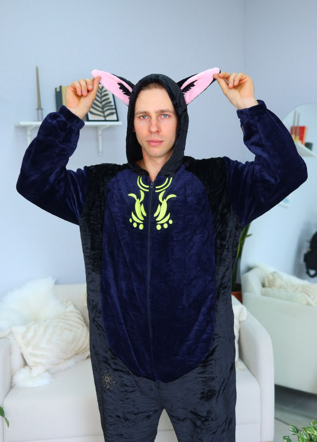 Кігурумі піжама з вушками Тігнарі на блискавці чоловіче (1117/1) My Kigu (360606120)