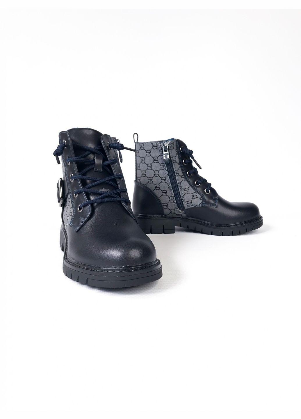 Черные демисезонные ботинки 28 г 18,3 см черный артикул д331 Weestep