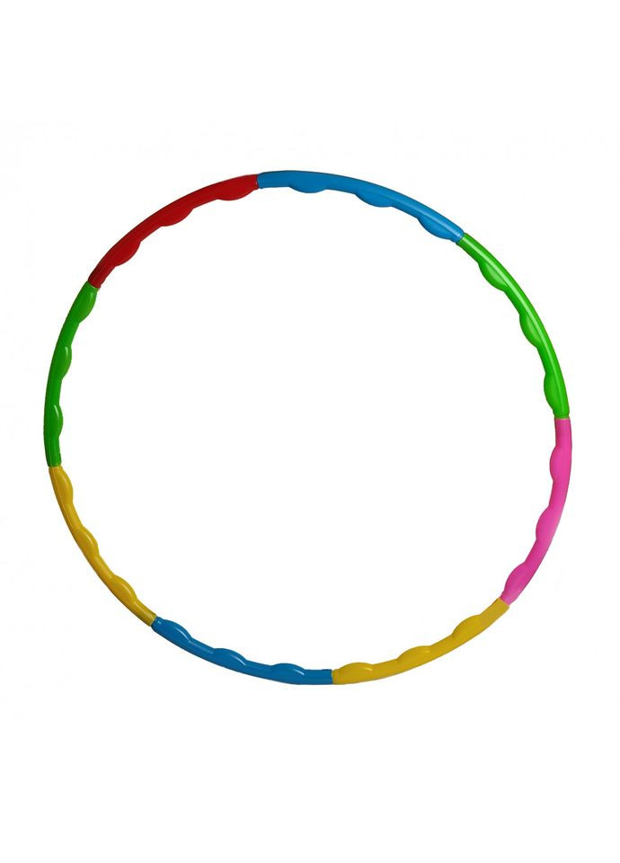 Массажный складной хула-хуп обруч для похудения 11170 для тренировок с 8 элементов No Brand (317744471)