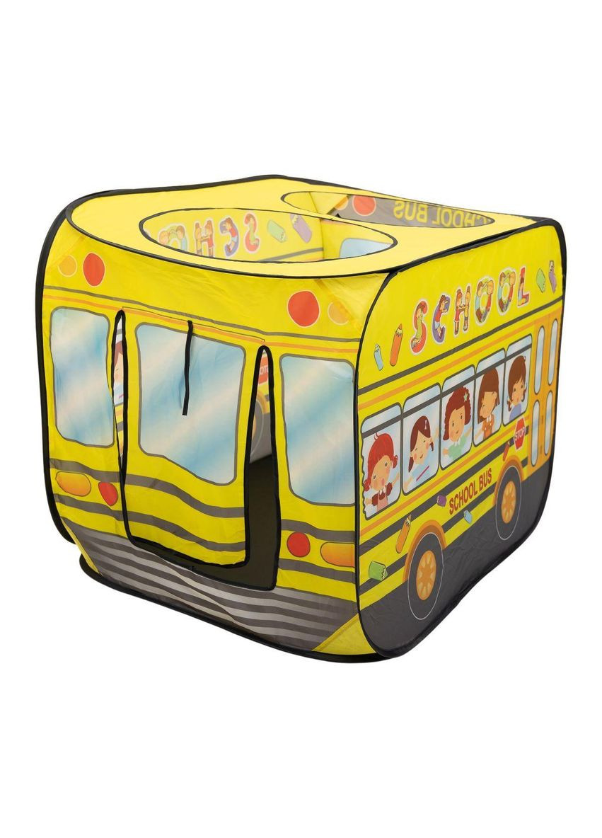 Детская игровая палатка "Школьный автобус" 110×70×66 см палатка для детей Желтая HP-S-5NDY LUGI (370801929)