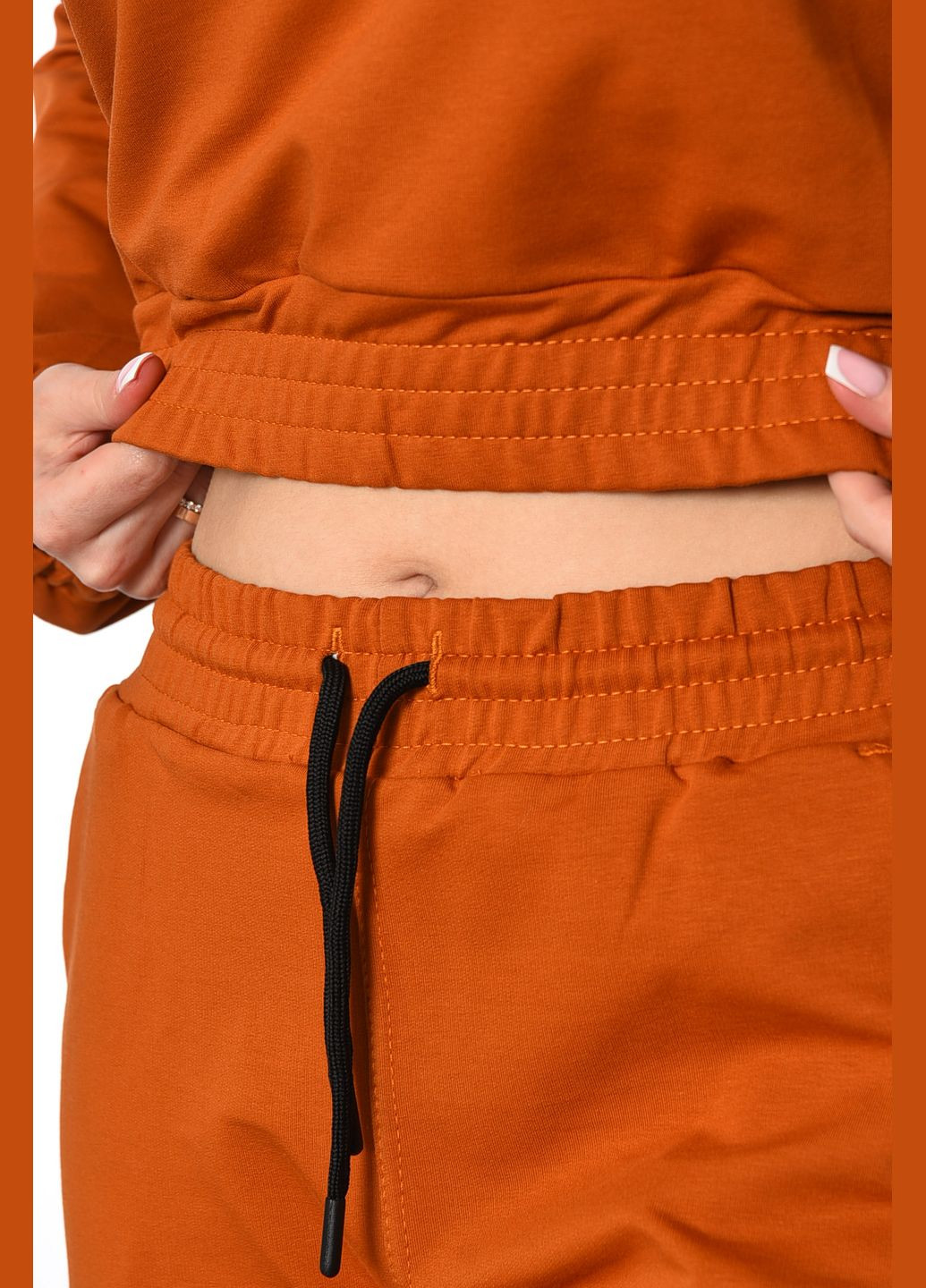 Спортивный костюм женский оранжевого цвета Let's Shop (292755084)