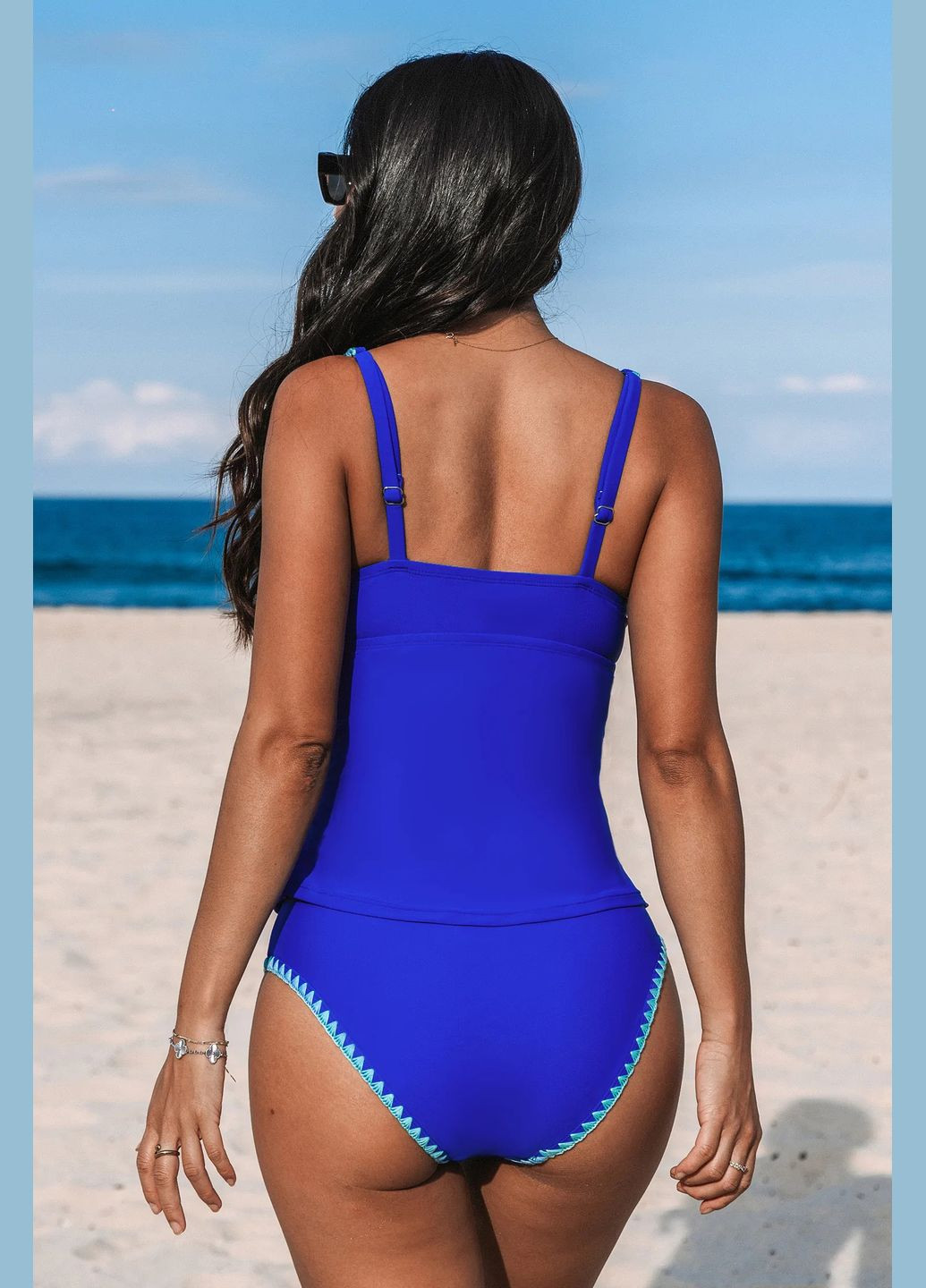 Комбінований літній купальник (топ, труси) CUPSHE