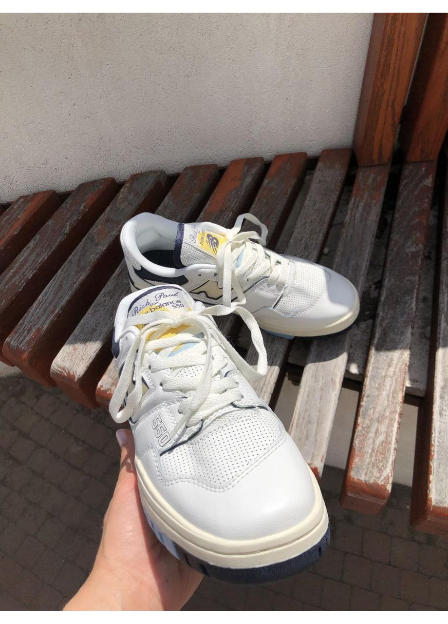 Бежеві Осінні кросівки чоловічі new balance 550 x rich paul cream нью беланс 550 No Brand
