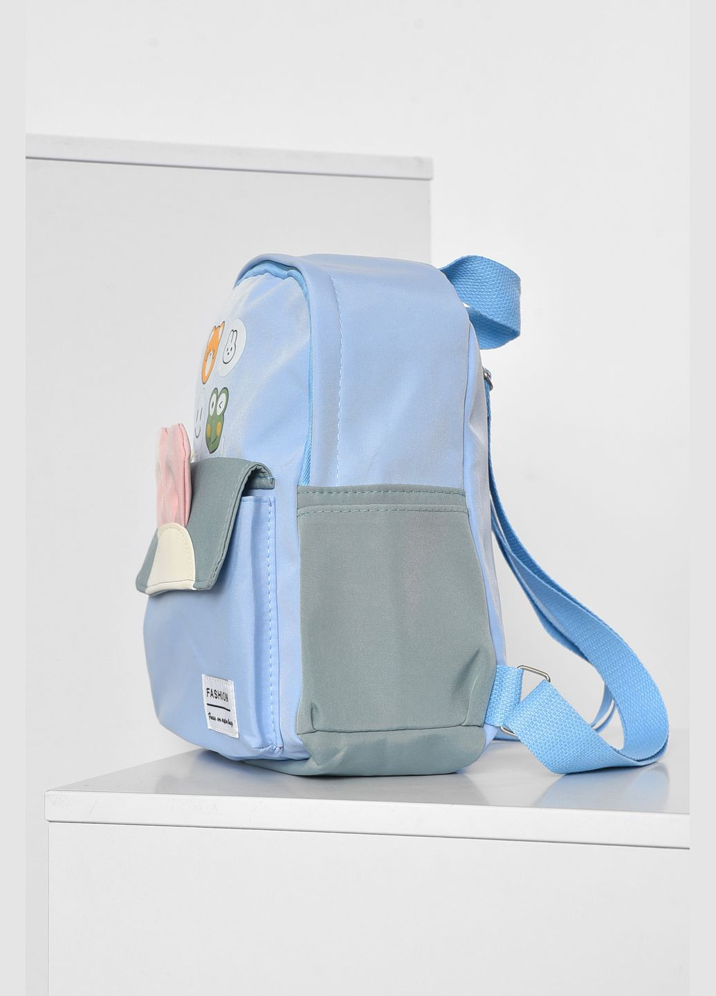 Рюкзак детский для девочки голубого цвета Let's Shop (299147318)