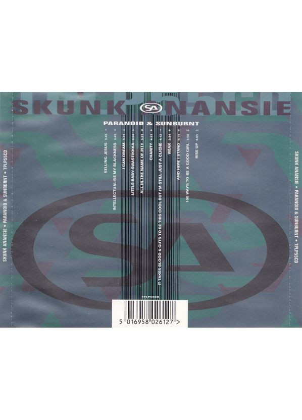 Музичний CD Skunk Anansie – Paranoid & Sunburnt cd One Little Indian (372513698)