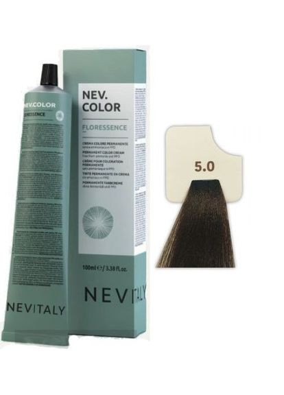 Краска для волос Floressence Color 5/0 без аммиака, 100 мл NEVITALY (298914681)