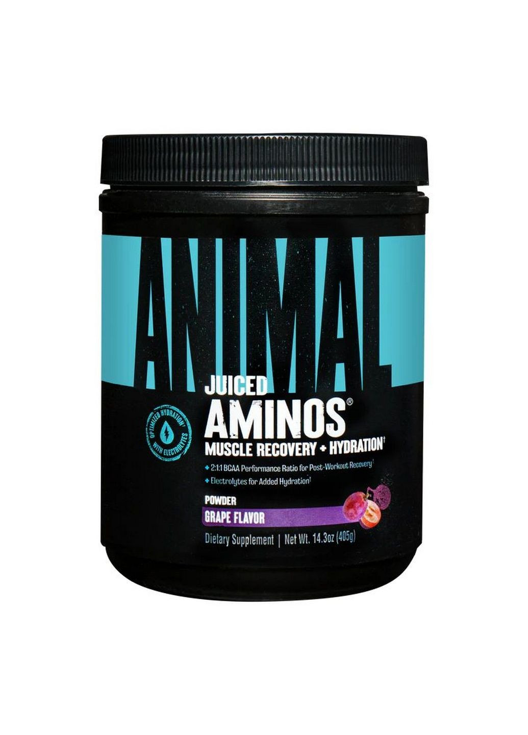 Аминокислота Animal Juiced Aminos, 30 порций Виноград (405 грамм) Universal Nutrition (293418805)