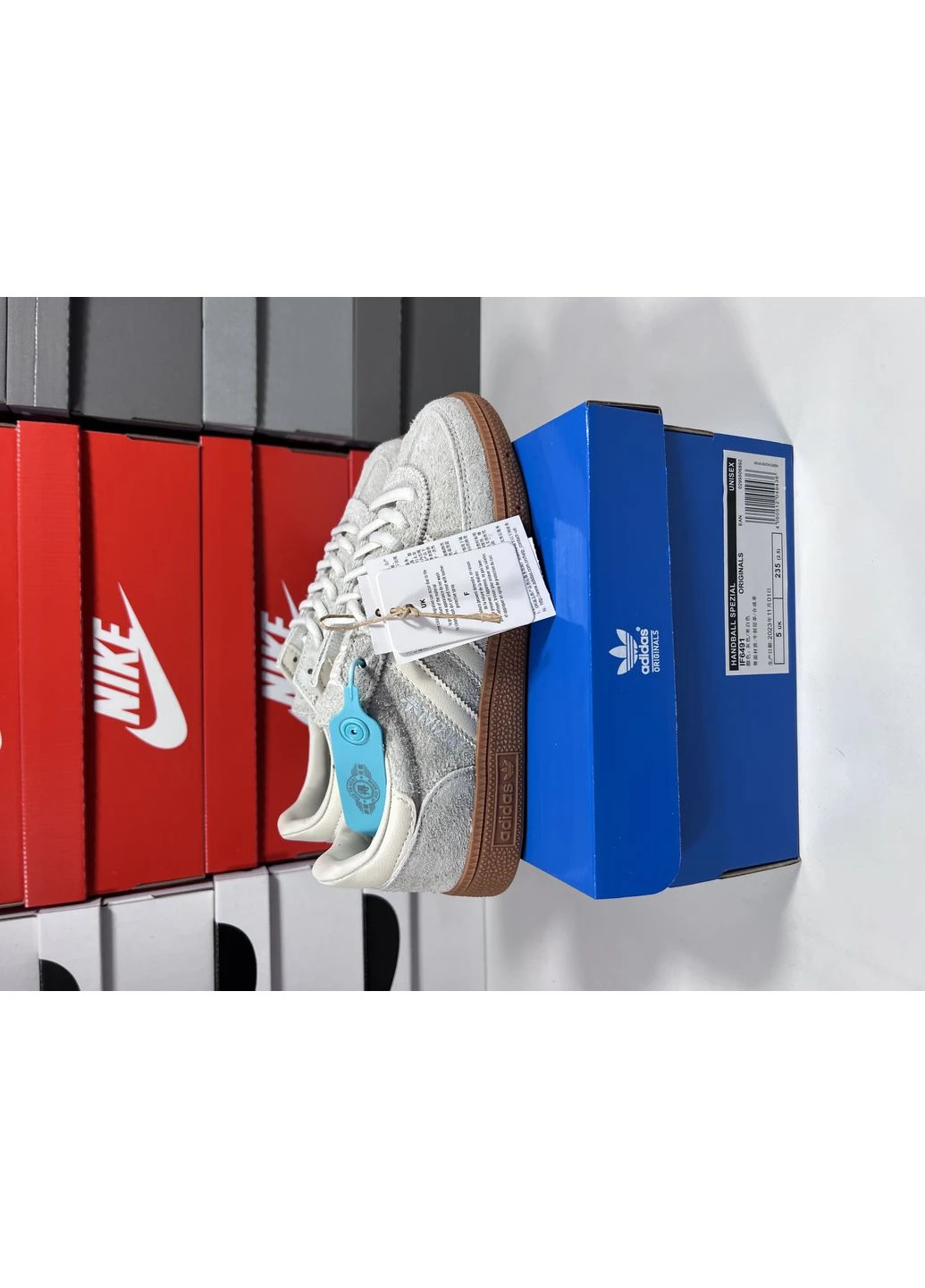 КРОССОВКИ ЖЕНСКИЕ ADIDAS SPEZIAL WONDER SILVER АДИДАС СПЕЦИАЛ СЕРЫЕ No Brand серые демисезоны (391940139)