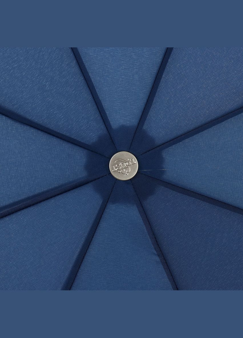 Синя міцна жіноча парасолька антивітер котики Trust середня система антивітер (322826381)