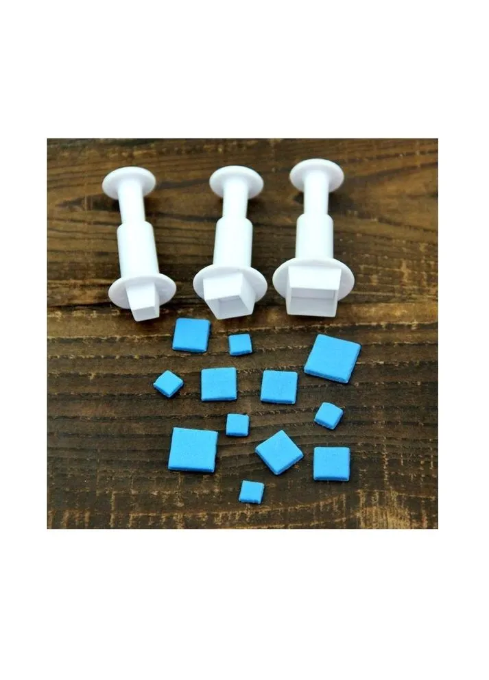 Плунжер кондитерський для печива/мастики "Square" 3пр/наб 14*9см Home (315745482)